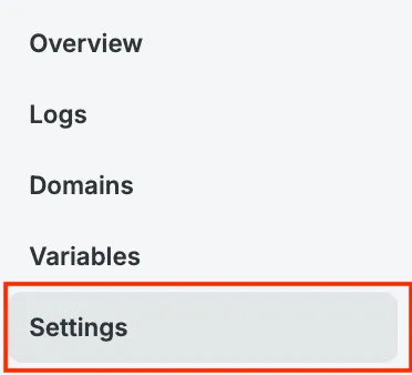 How to access settings